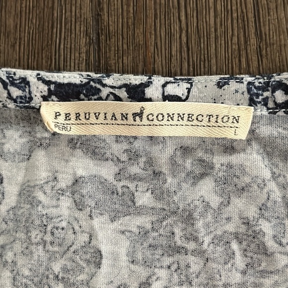 Peruvian Connection Jersey Tunic Dress - Picture 9 of 12